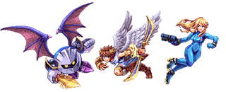 Illustration for article titled Smash Bros. Characters Turned Into Gorgeous Pixel Art